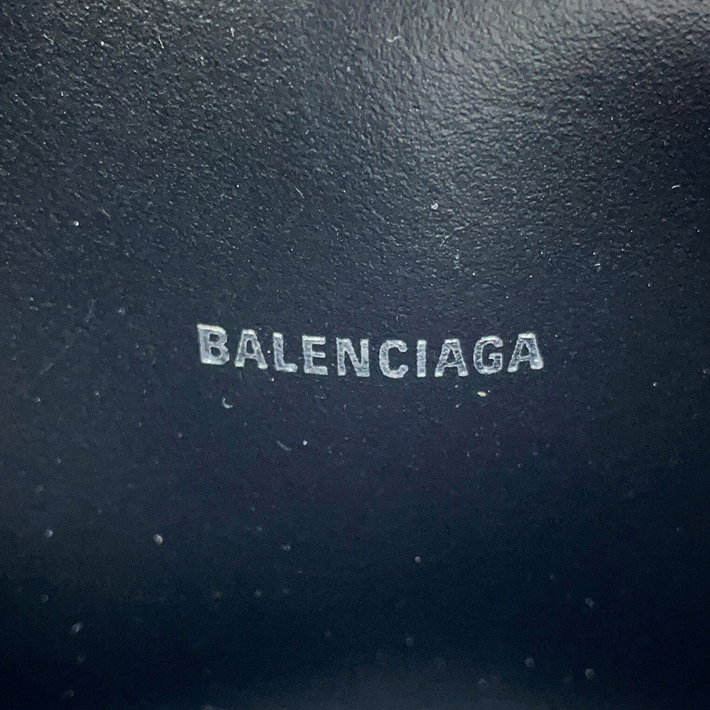 BALENCIAGA Everyday camera bag Silver552372 Leather Size XS