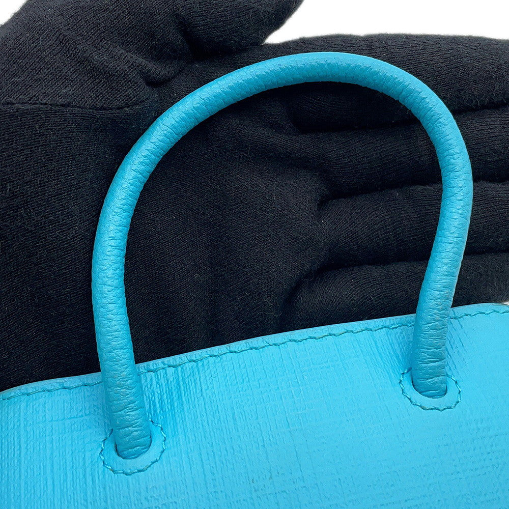 BALENCIAGA Phone Shoulder Light Blue593826 Leather