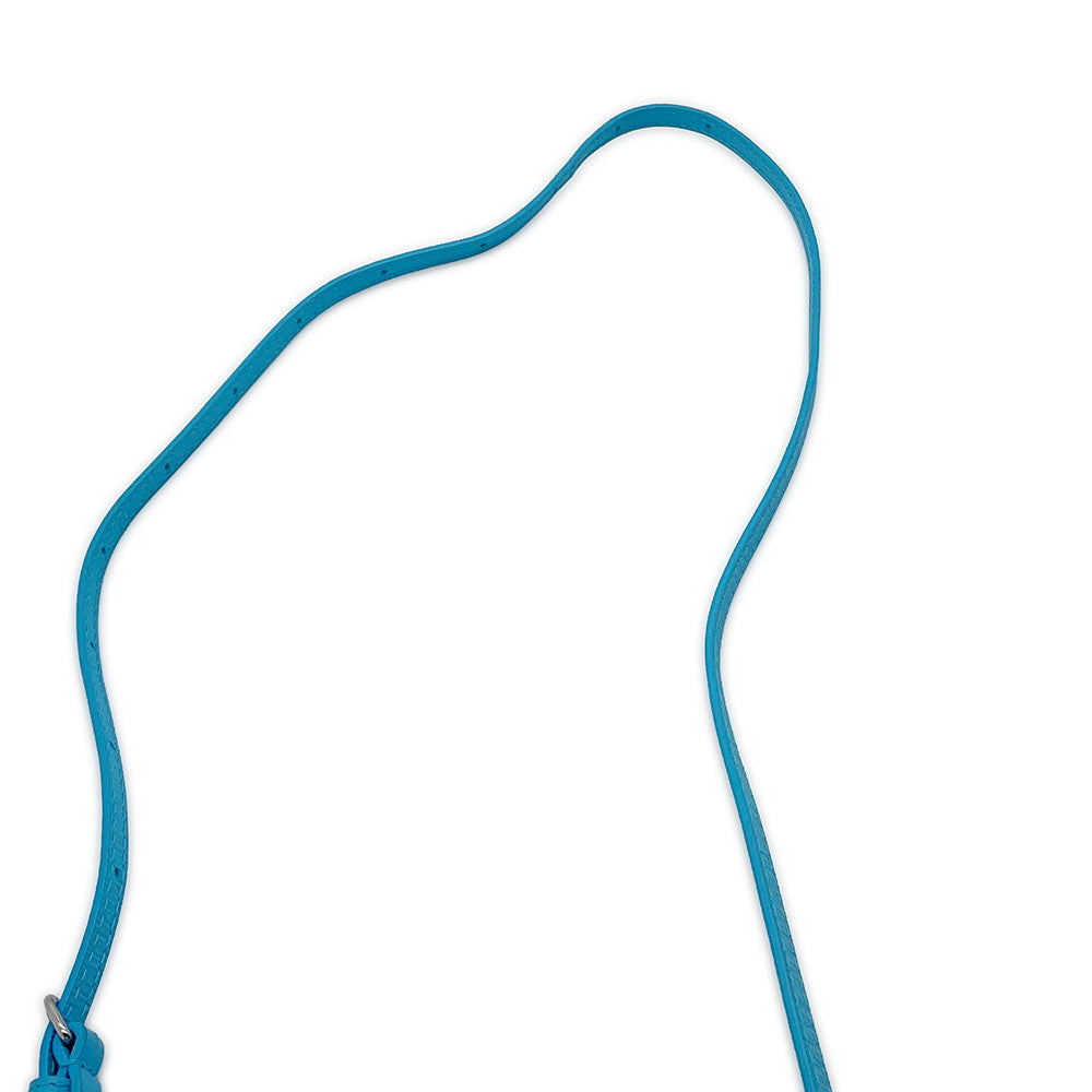 BALENCIAGA Phone Shoulder Light Blue593826 Leather