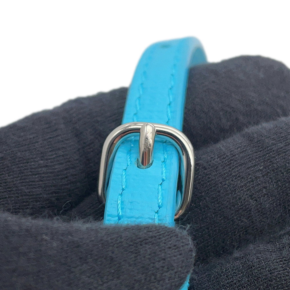 BALENCIAGA Phone Shoulder Light Blue593826 Leather