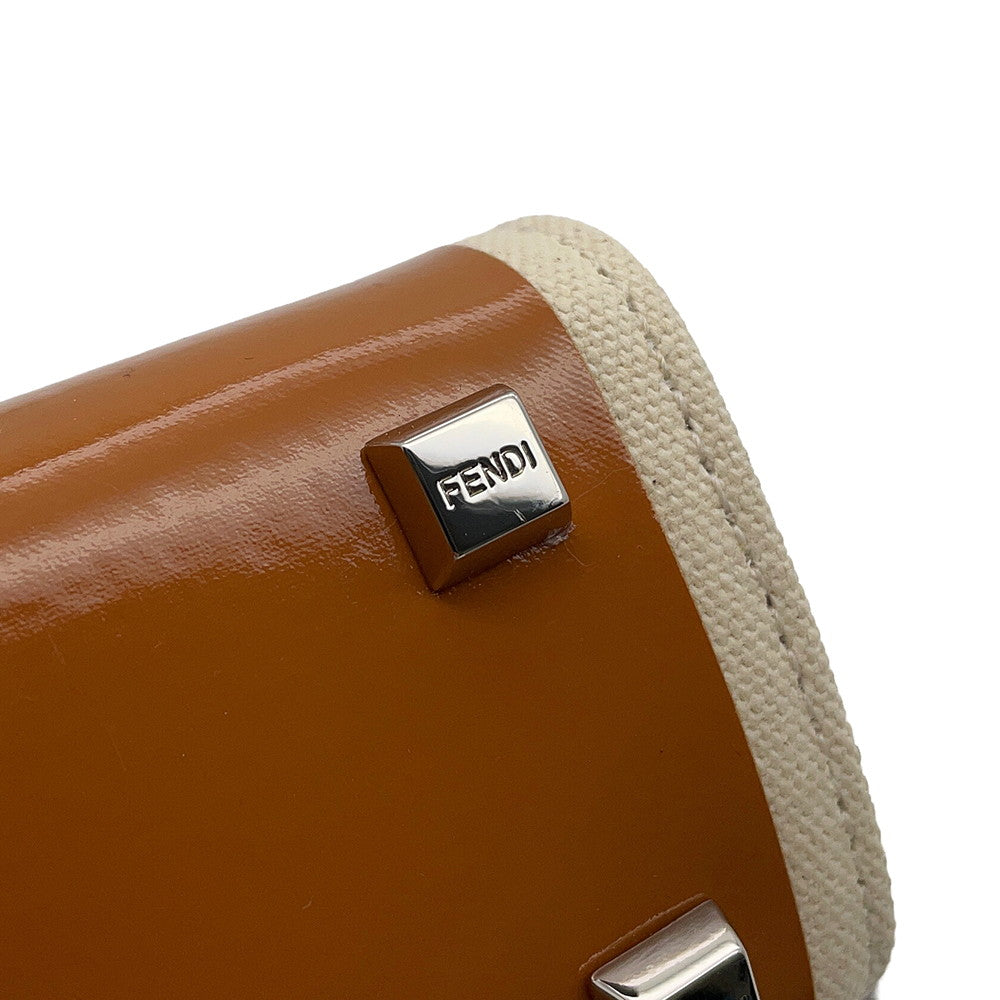 FENDI Sunshine shopper Brown/Ivory8BS051 Canvas Size Mini
