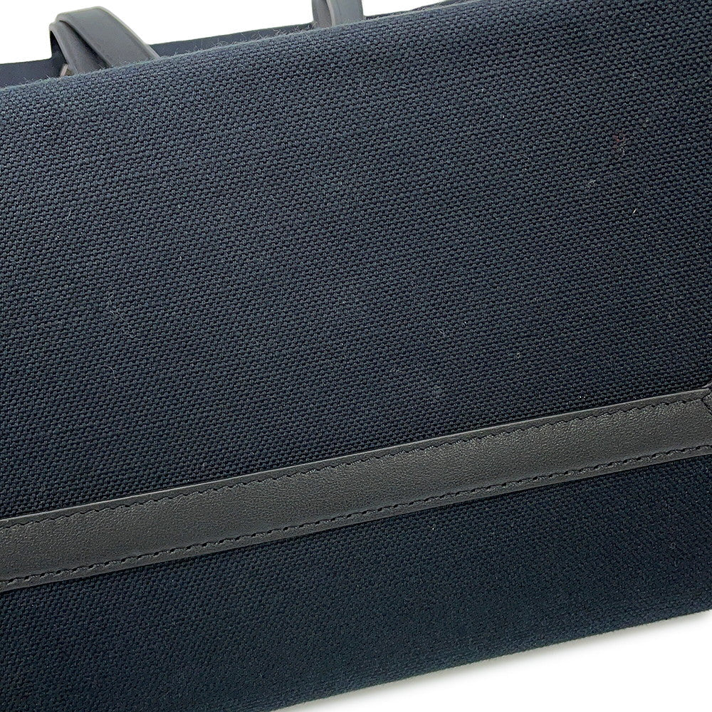 Valentino Garavani VLTN Tote Black Canvas Leather