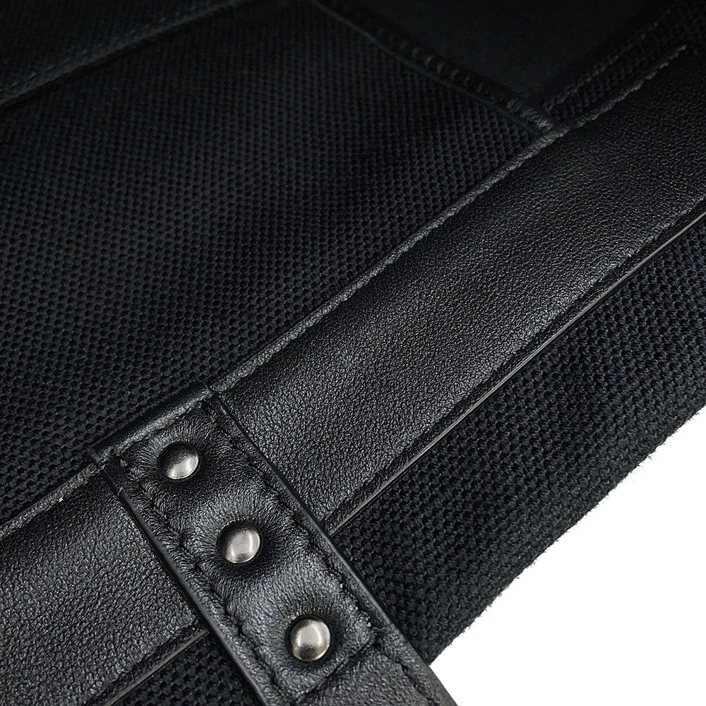 Valentino Garavani VLTN Tote Black Canvas Leather