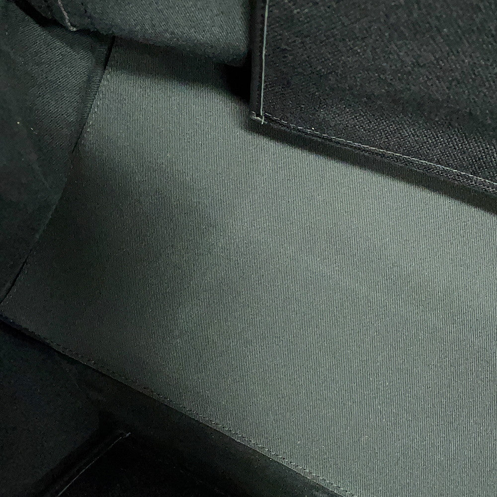 Valentino Garavani VLTN Tote Black Canvas Leather