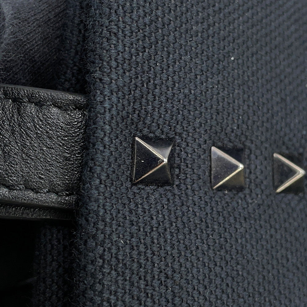 Valentino Garavani VLTN Tote Black Canvas Leather