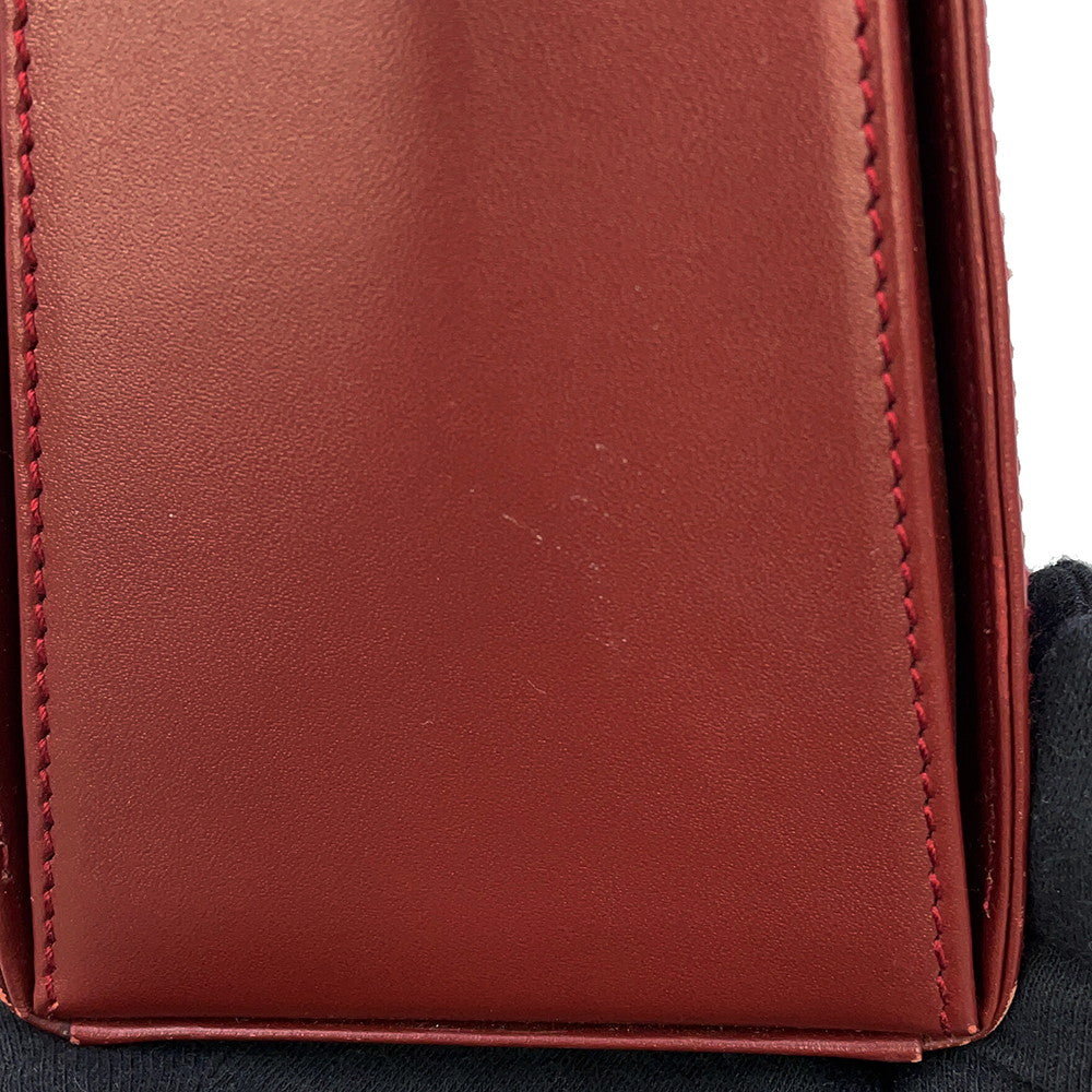 CARTIER Must Line Handbag Bordeaux Leather
