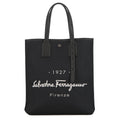 Ferragamo Tote Bag Black240797 Canvas Leather