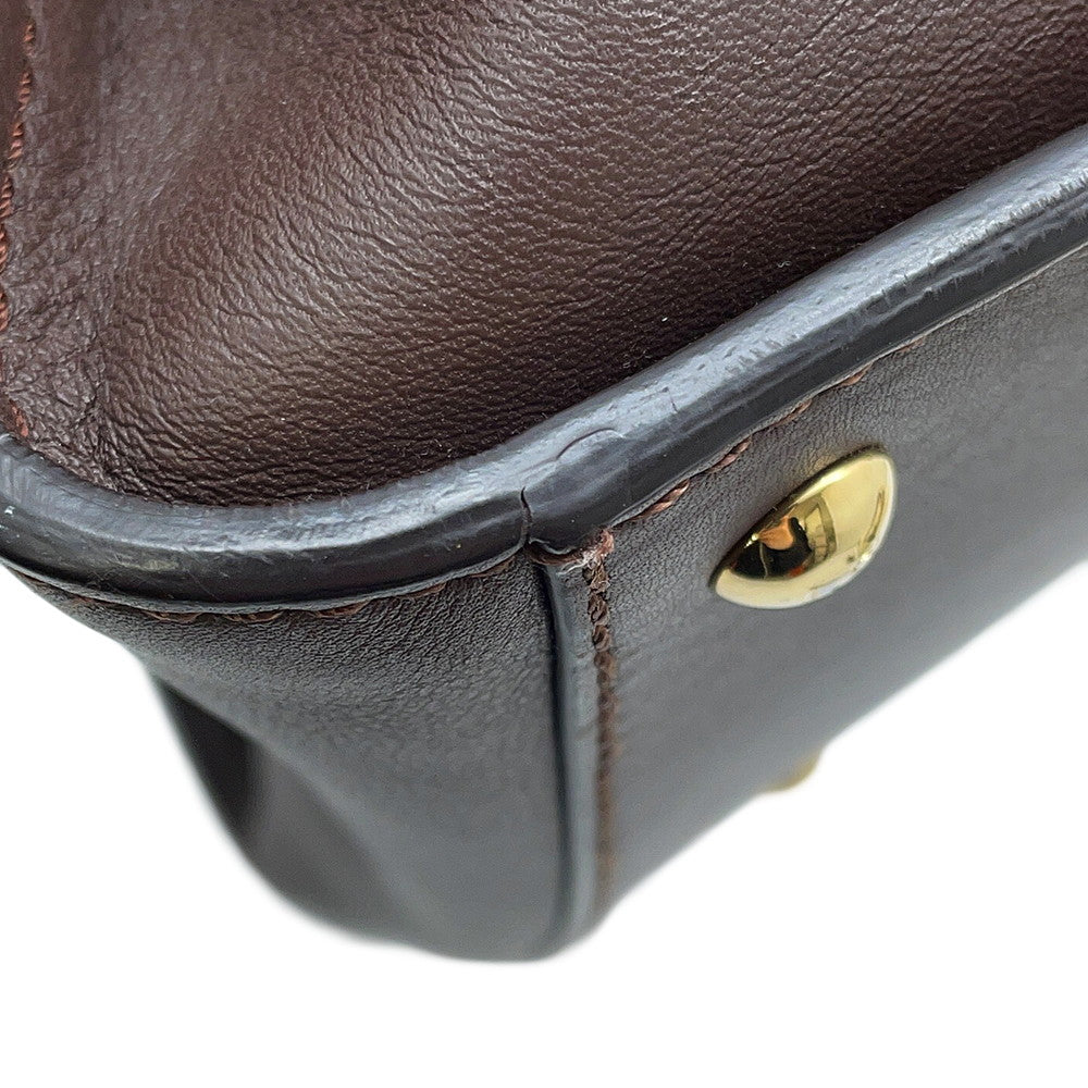 FENDI Peekaboo Icy You Brown8BN321 Leather Size Medium
