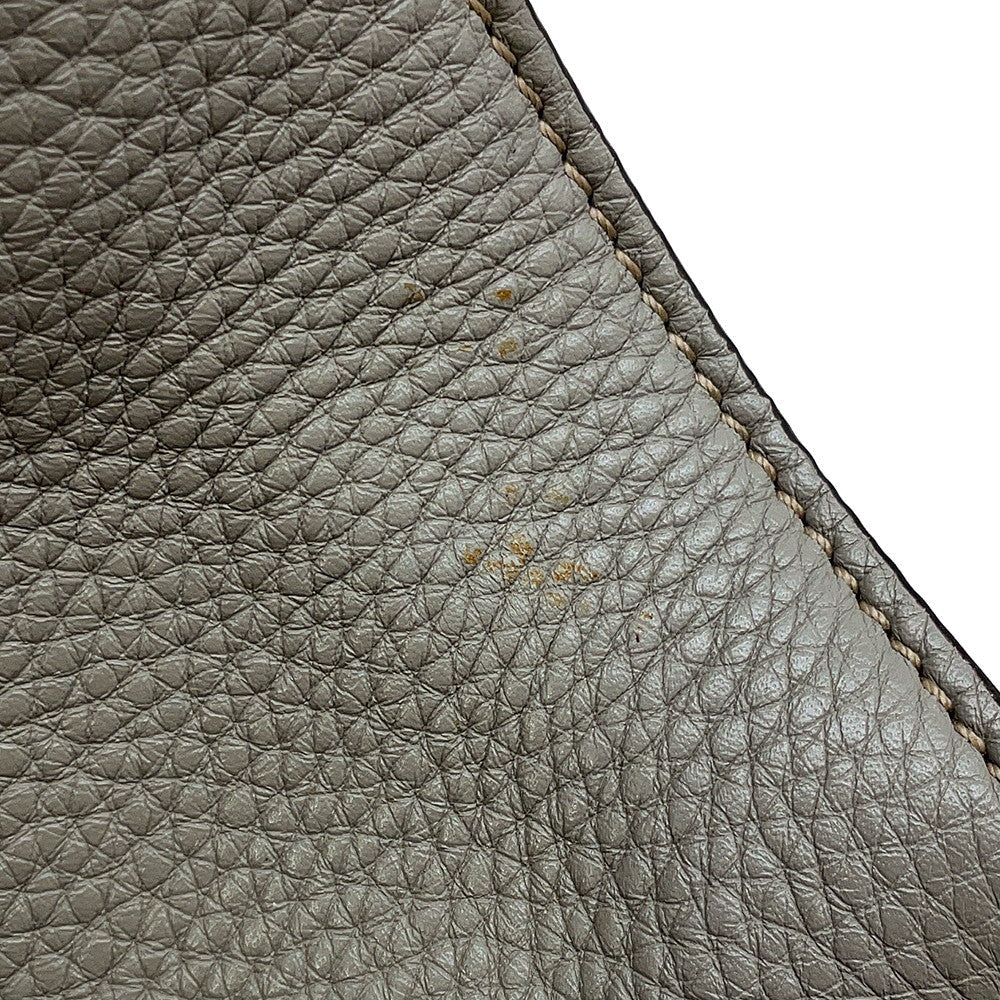 FENDI Peekaboo X-Lite Gray8BN310 Calf Leather Size regular
