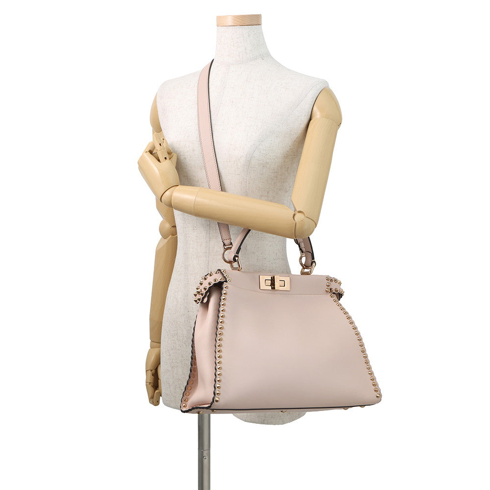 FENDI Peekaboo Jasmin Flower8BN290 Leather Size regular