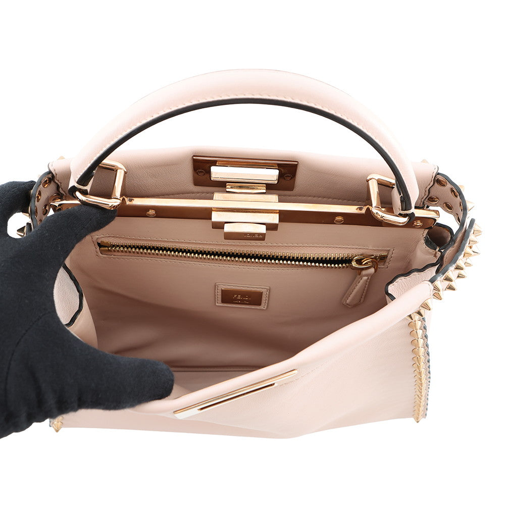 FENDI Peekaboo Jasmin Flower8BN290 Leather Size regular