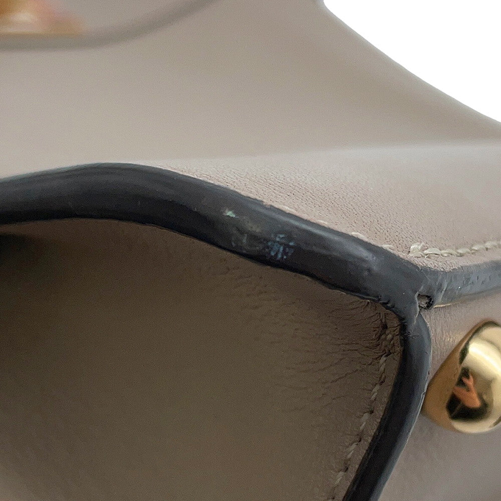 FENDI Peekaboo Icy You Gray8BN321 Leather Size Medium