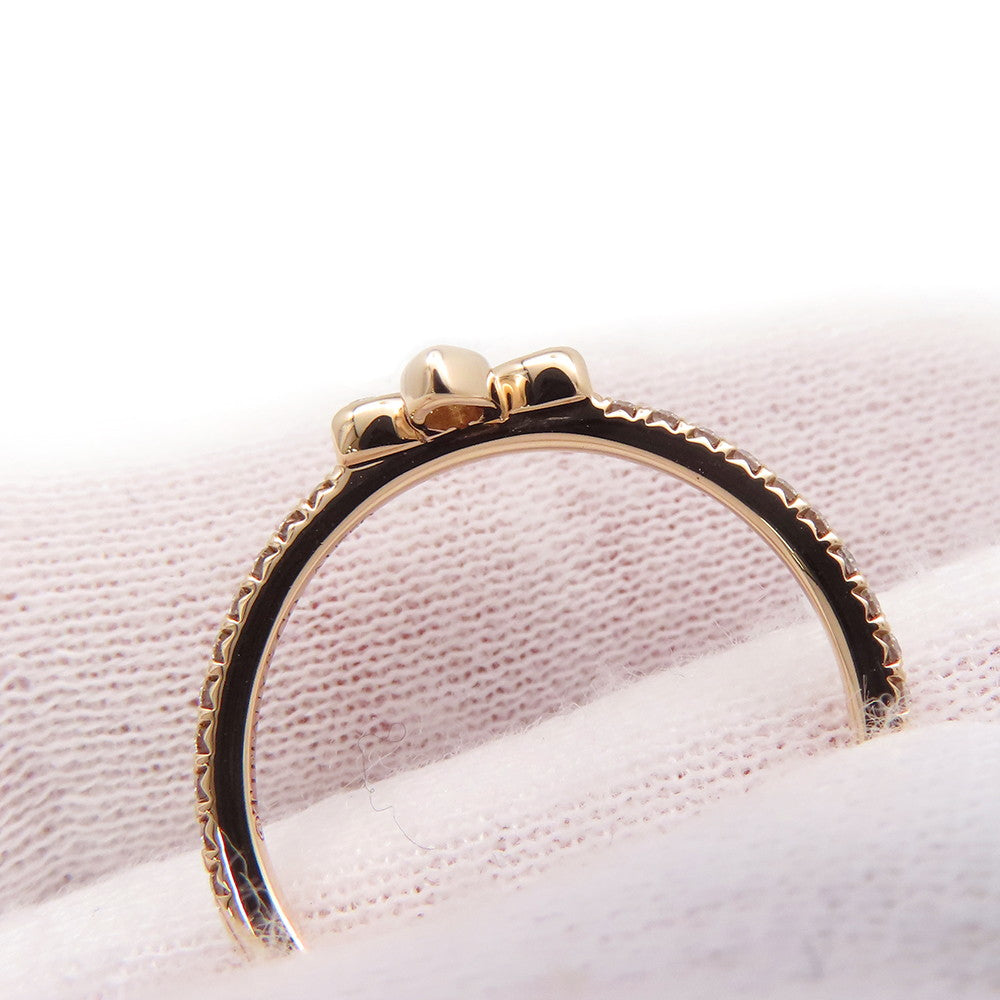 TIFFANY&Co. Fleur de Lis Ring Size Approximately No. 9 18K Pink Gold