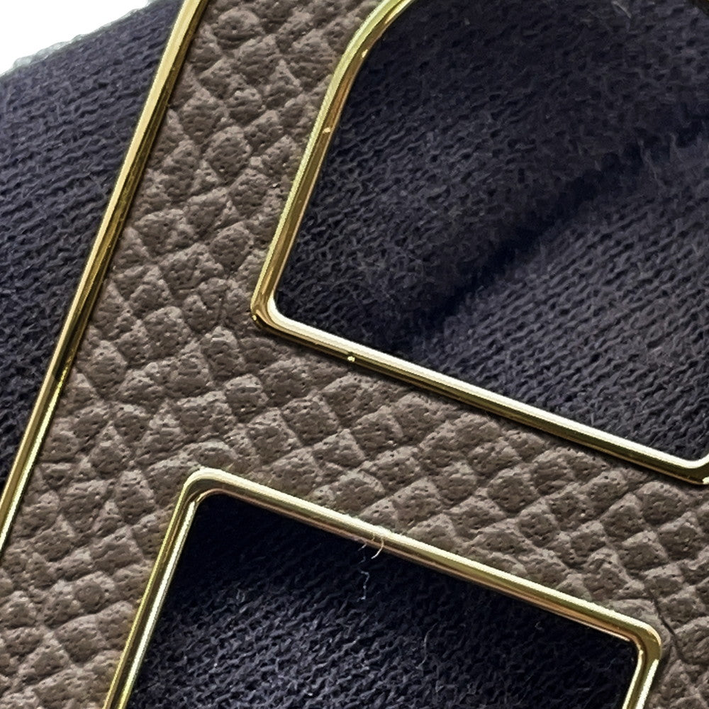 HERMES Chaine d'Ancre Brooch Etain Epsom Metal