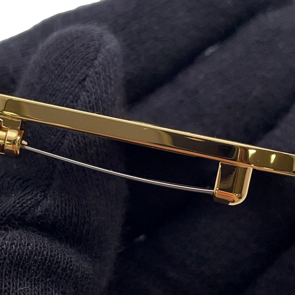 HERMES Chaine d'Ancre Brooch Etain Epsom Metal