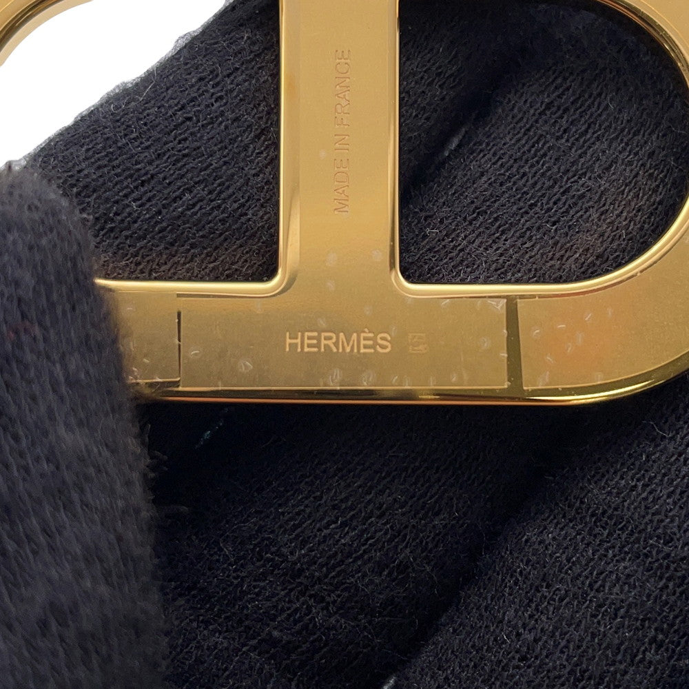 HERMES Chaine d'Ancre Brooch Etain Epsom Metal