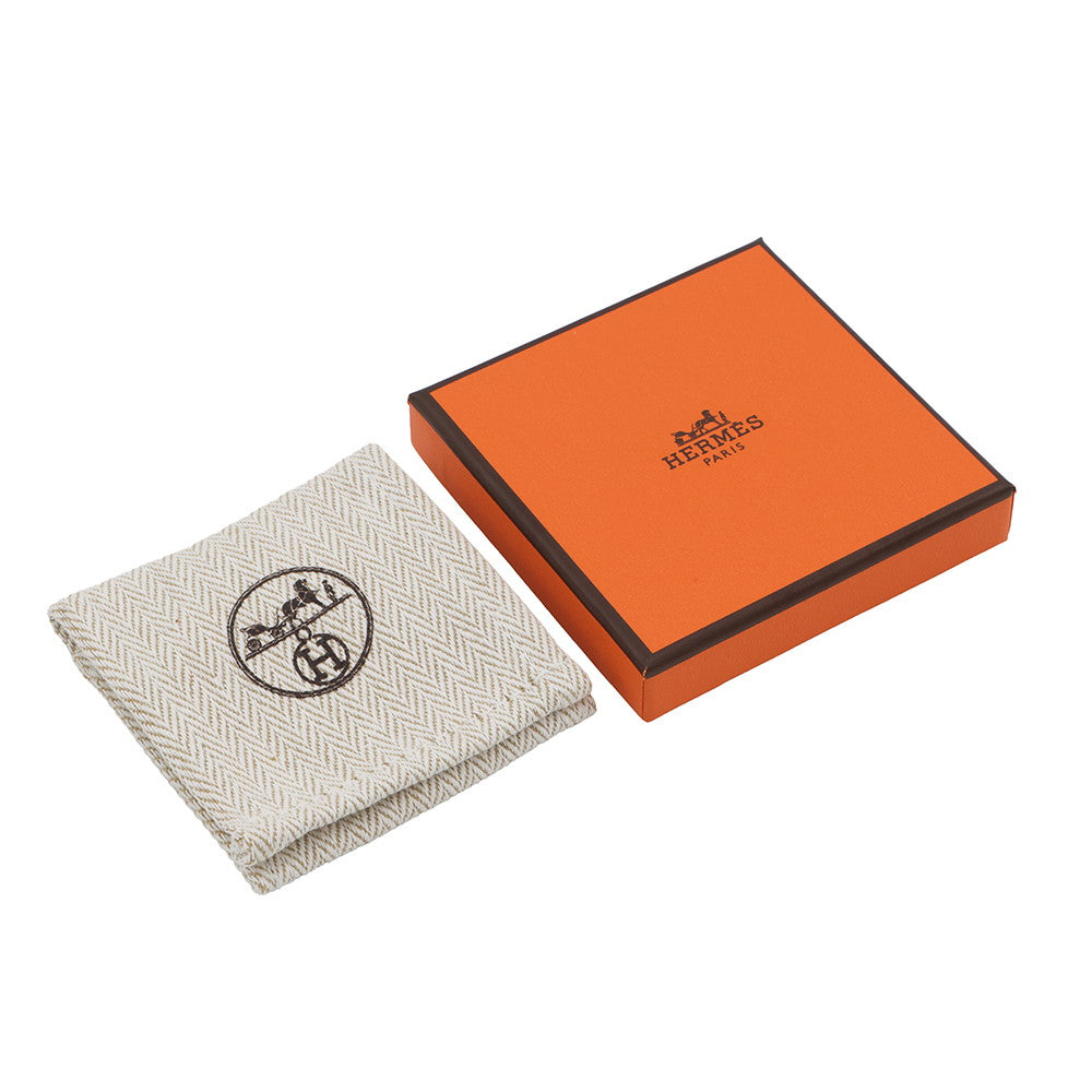 HERMES Chaine d'Ancre Brooch Etain Epsom Metal