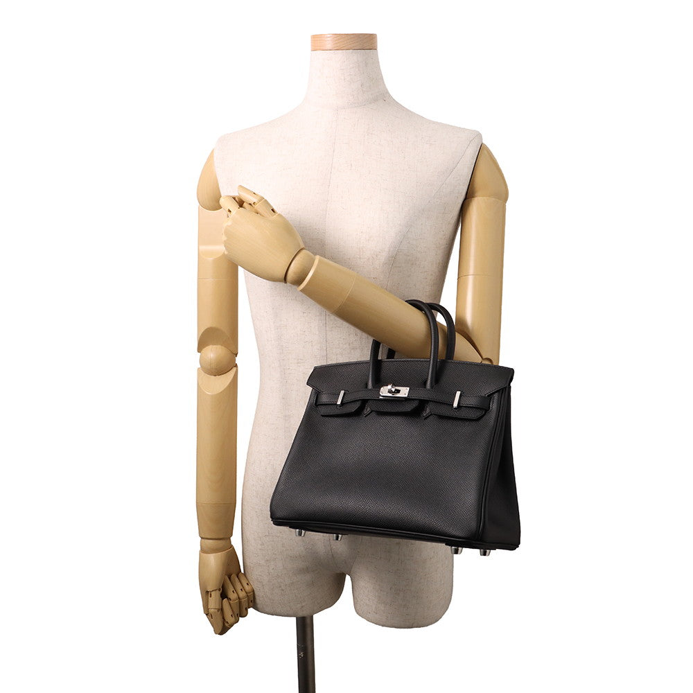 HERMES Birkin Black Epsom Size 25