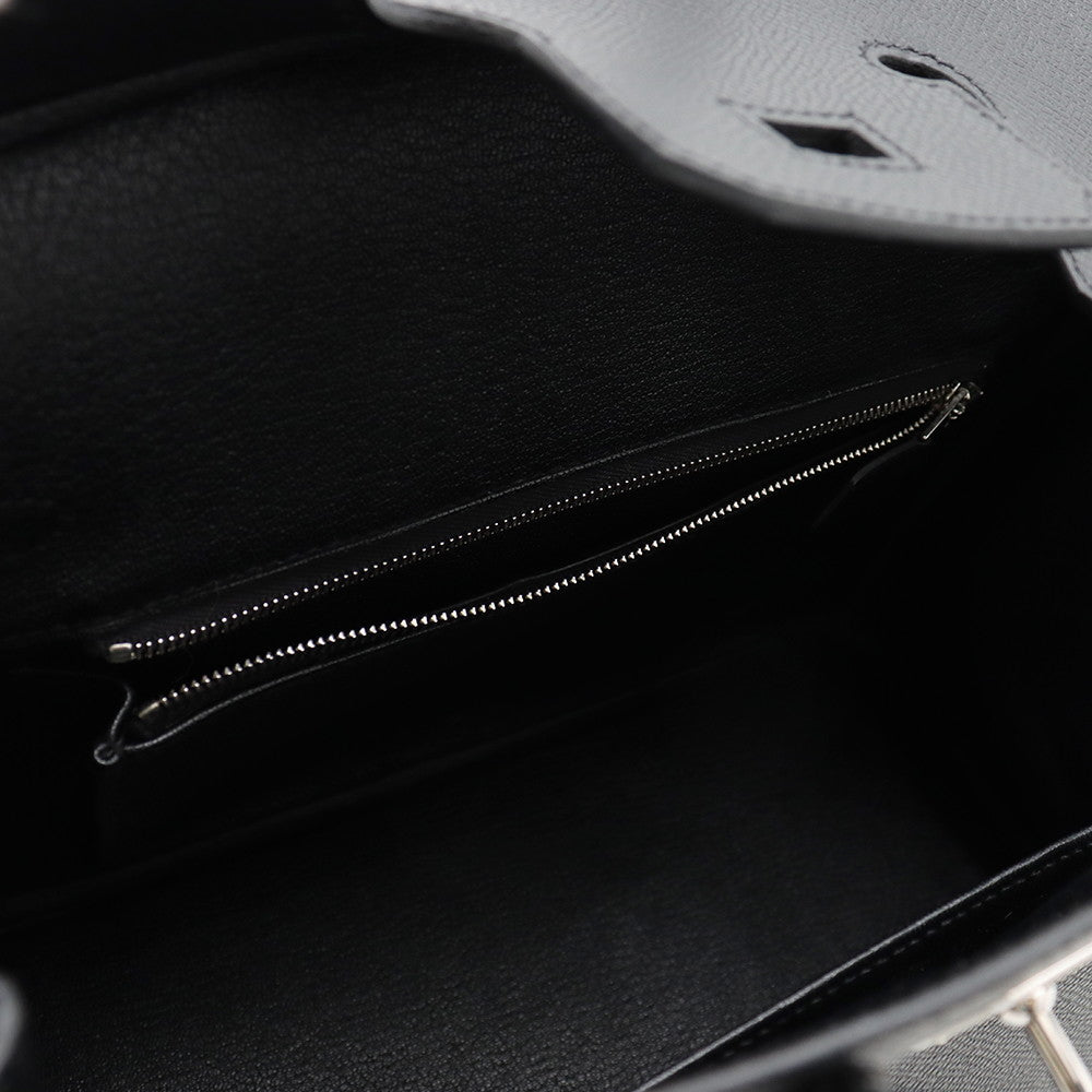 HERMES Birkin Black Epsom Size 25