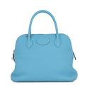 HERMES Bolide Bleu du Nord Taurillon Clemence Size 31