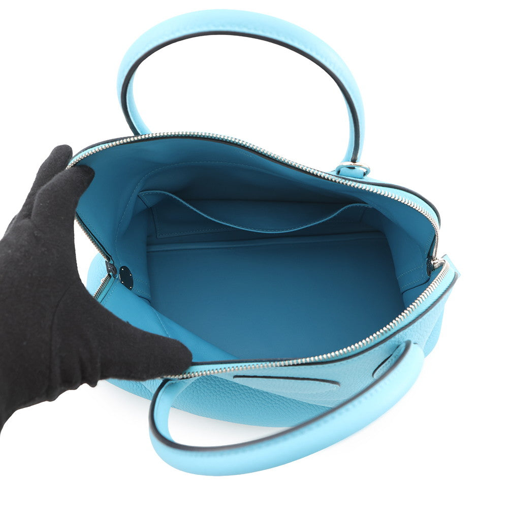 HERMES Bolide Bleu du Nord Taurillon Clemence Size 31
