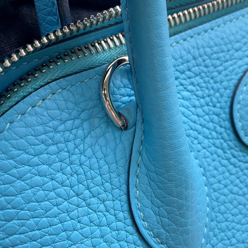 HERMES Bolide Bleu du Nord Taurillon Clemence Size 31
