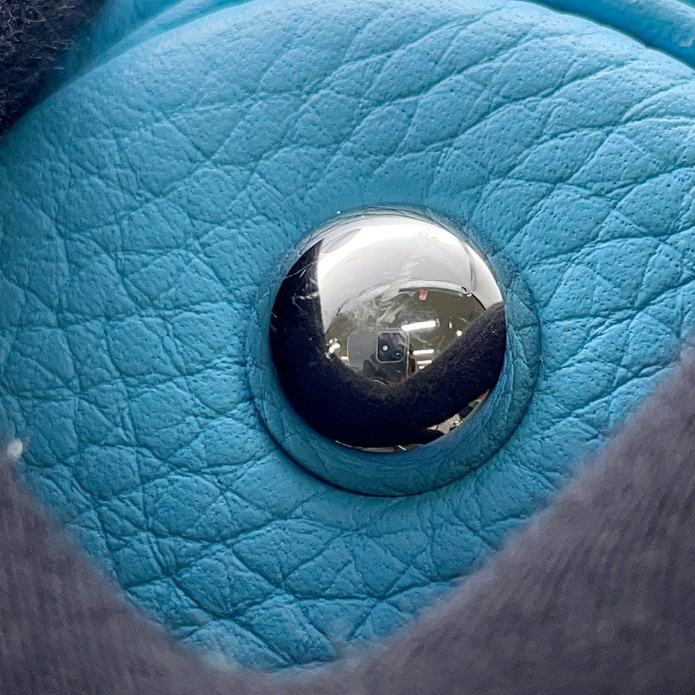 HERMES Bolide Bleu du Nord Taurillon Clemence Size 31