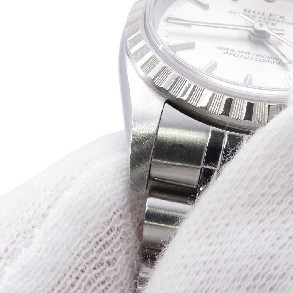 ROLEX Oyster Perpetual Date W25mm Stainless Steel Silver Dial79240