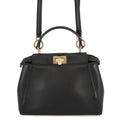 FENDI Peekaboo Black8BN244 Leather Size Mini