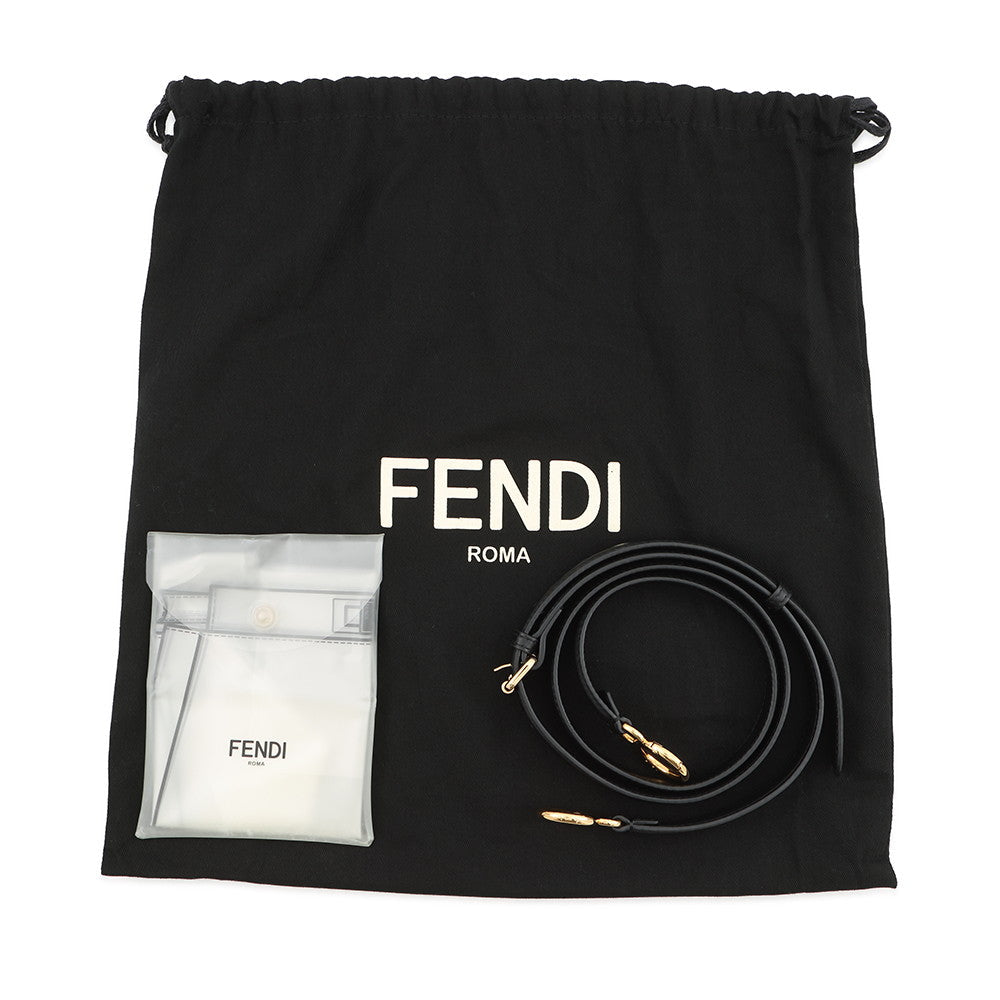 FENDI Peekaboo Black8BN244 Leather Size Mini