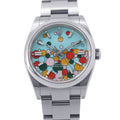 ROLEX Oyster Perpetual W36mm Stainless Steel Turquise Blue Celebration Dial126000