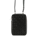 Bottega Veneta INTRECCIATO Cross Body Bag Black596730 Leather
