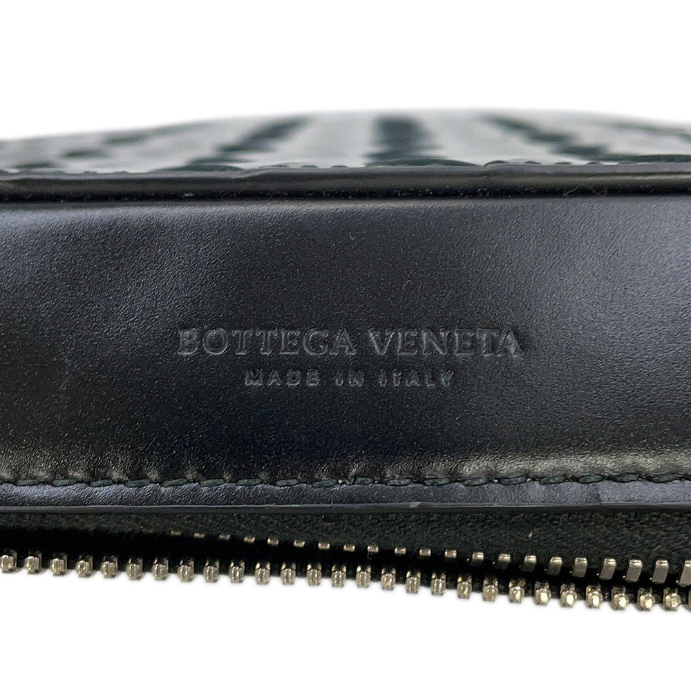Bottega Veneta INTRECCIATO Cross Body Bag Black596730 Leather