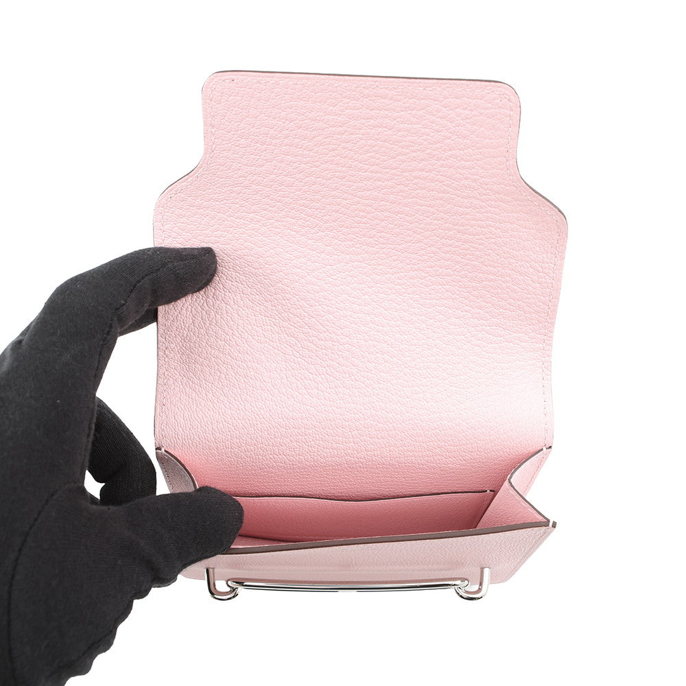HERMES Roulis Roulis Slim Rose Sakura Chevre Myzore Goatskin