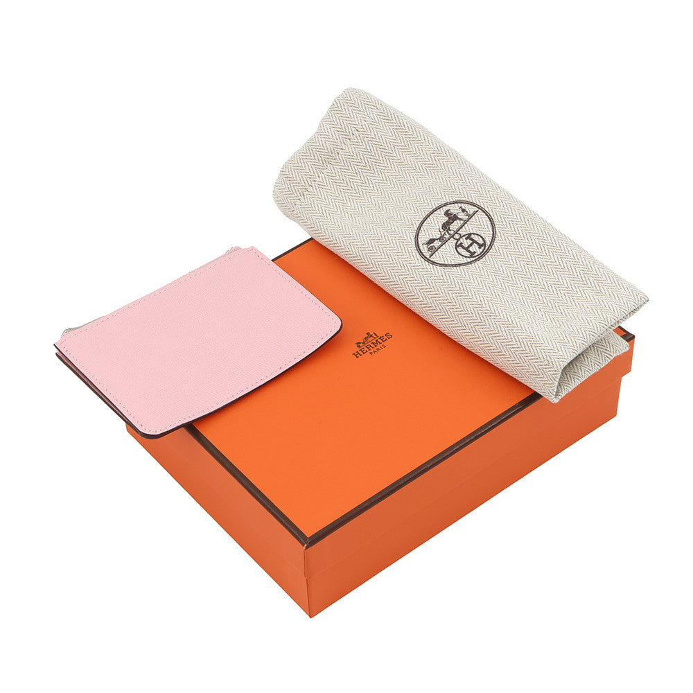 HERMES Roulis Roulis Slim Rose Sakura Chevre Myzore Goatskin