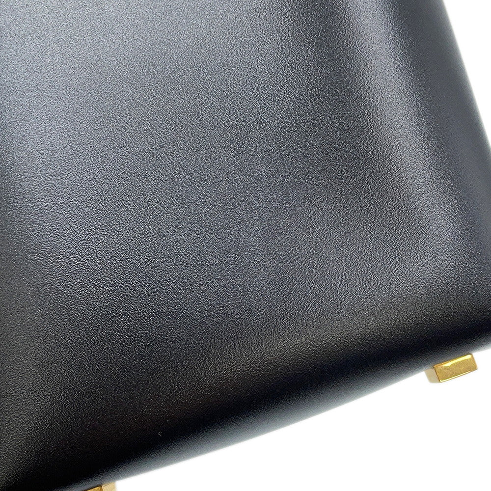SAINT LAURENT PARIS LE 37 Bucket 2-Way Shoulder Bag Black765870 Calf Leather Size Mini
