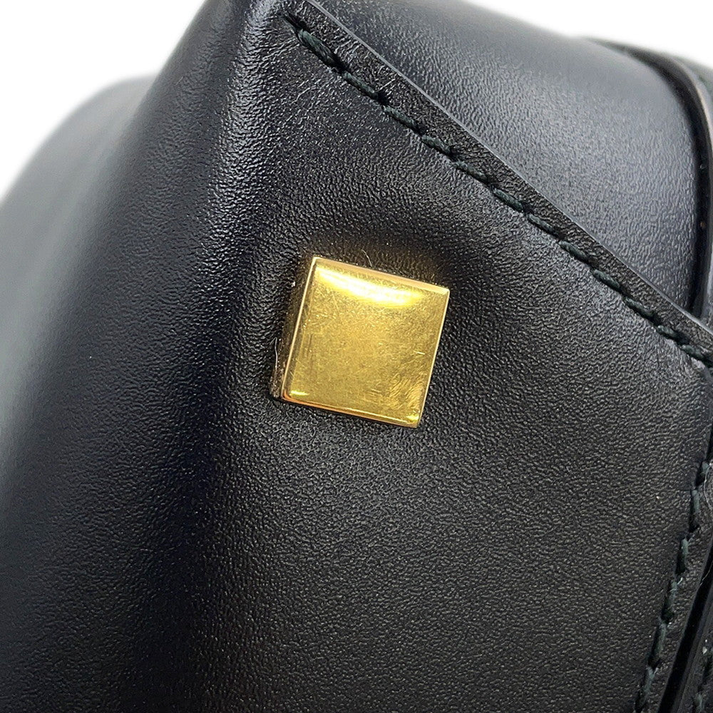 SAINT LAURENT PARIS LE 37 Bucket 2-Way Shoulder Bag Black765870 Calf Leather Size Mini