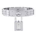 HERMES Kelly Watch Mini W16mm Stainless Steel Sparkling White Lacquer DialKE4.110