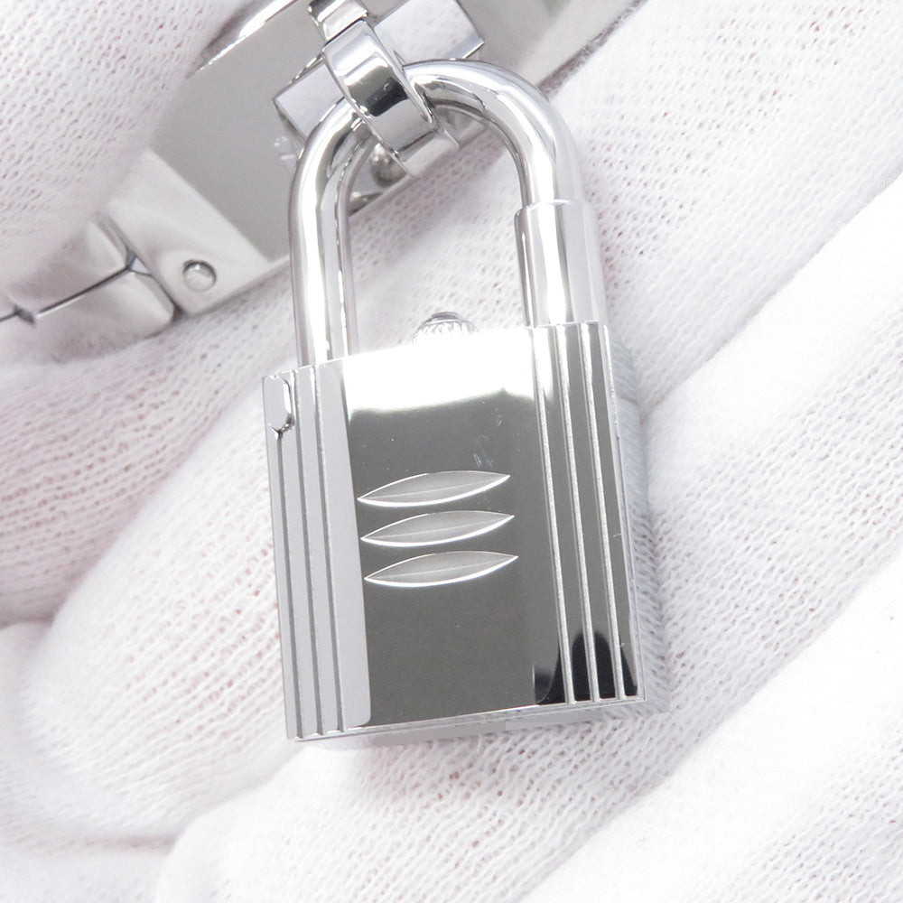 HERMES Kelly Watch Mini W16mm Stainless Steel Sparkling White Lacquer DialKE4.110