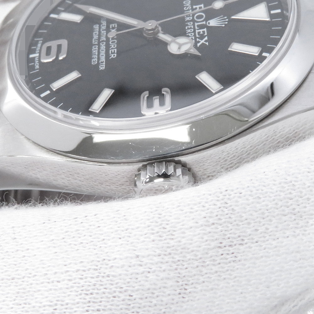 ROLEX ExplorerI W39mm Stainless Steel Black Dial214270