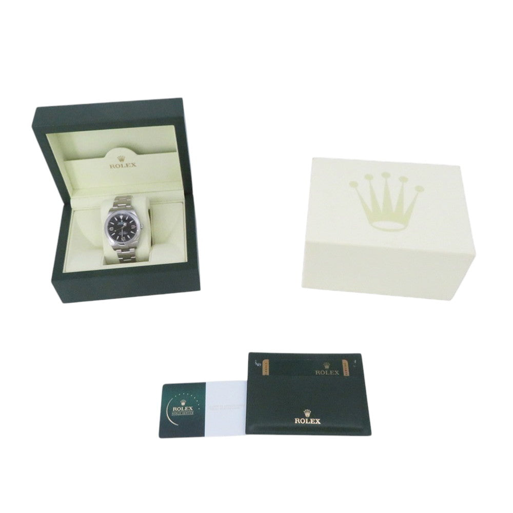 ROLEX ExplorerI W39mm Stainless Steel Black Dial214270