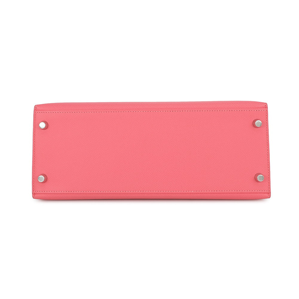 HERMES Kelly Sellier Rose Azalee Epsom Size 28