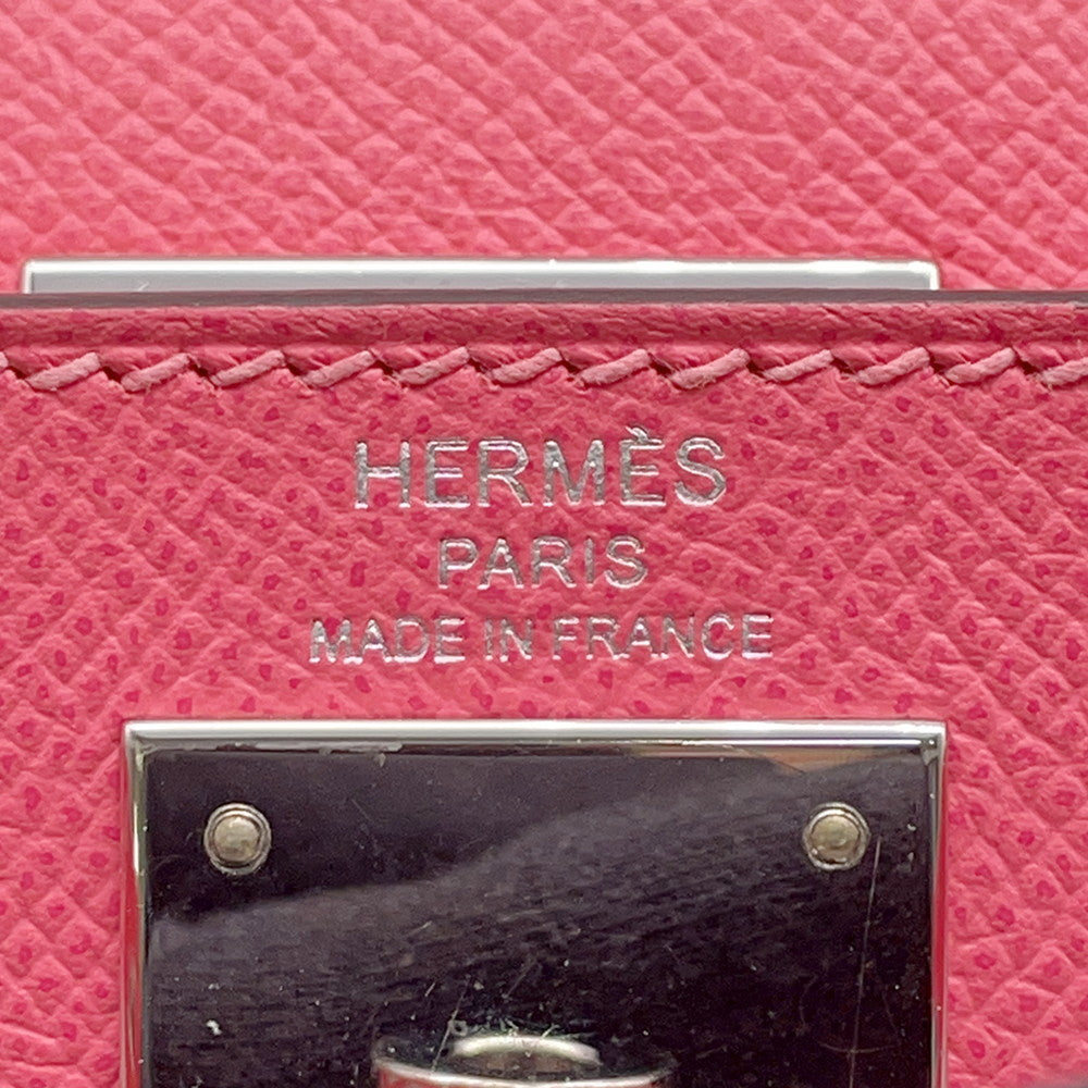 HERMES Kelly Sellier Rose Azalee Epsom Size 28