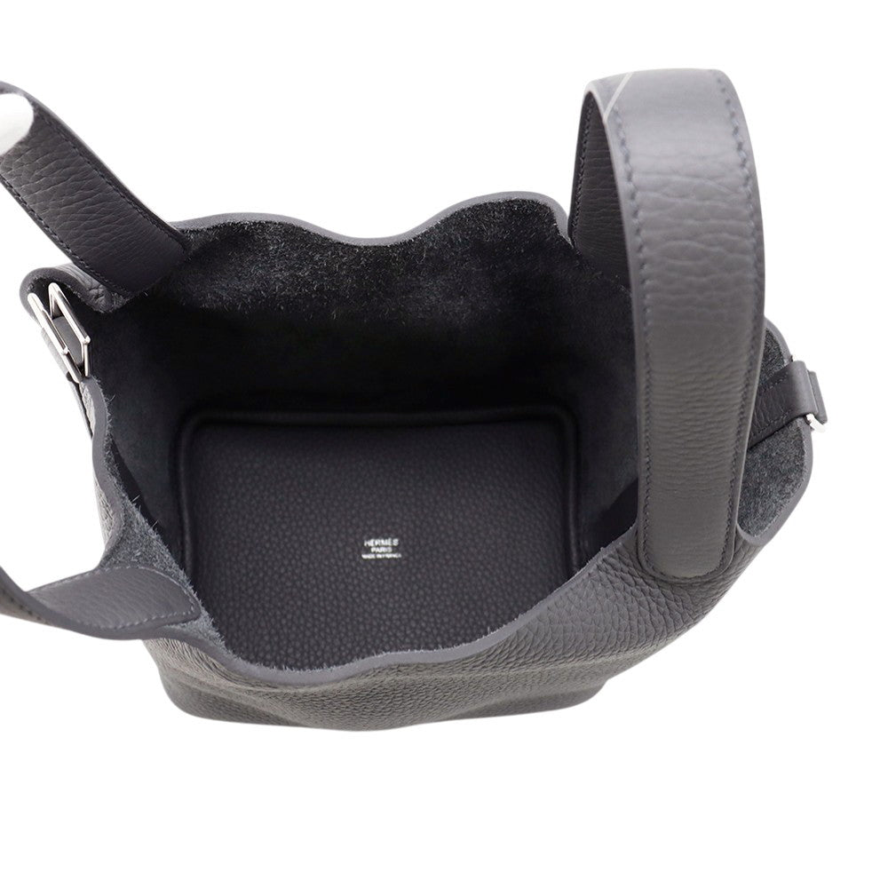 HERMES Picotin Lock Ardoise Taurillon Clemence Size PM