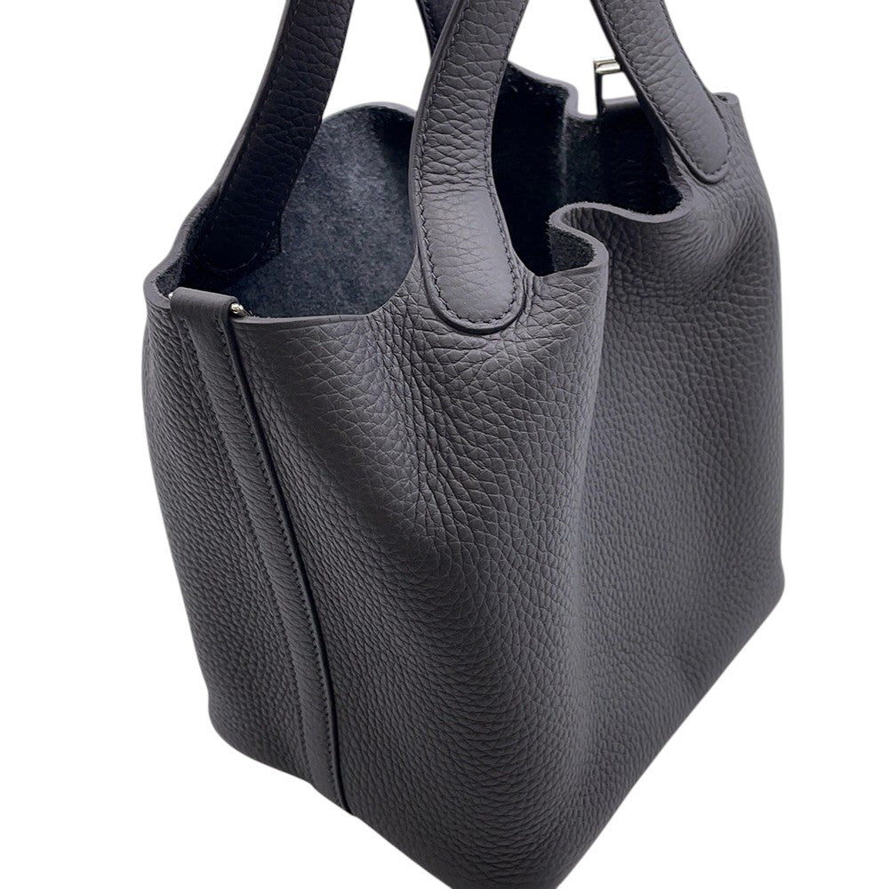 HERMES Picotin Lock Ardoise Taurillon Clemence Size PM