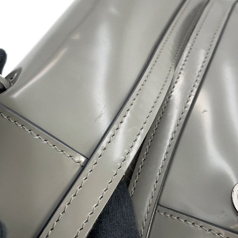 PRADA Supernova 2-way Handbag Gray1BA366 Leather Size Small