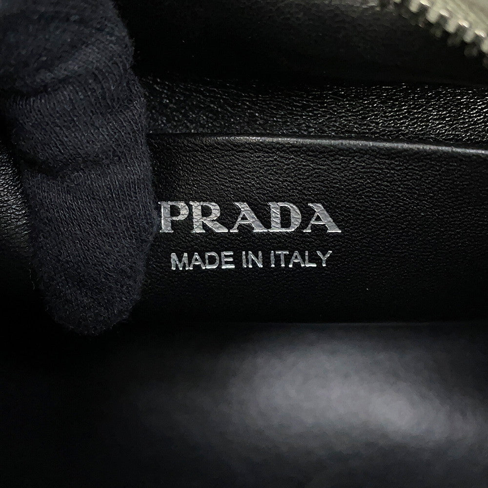PRADA Supernova 2-way Handbag Gray1BA366 Leather Size Small