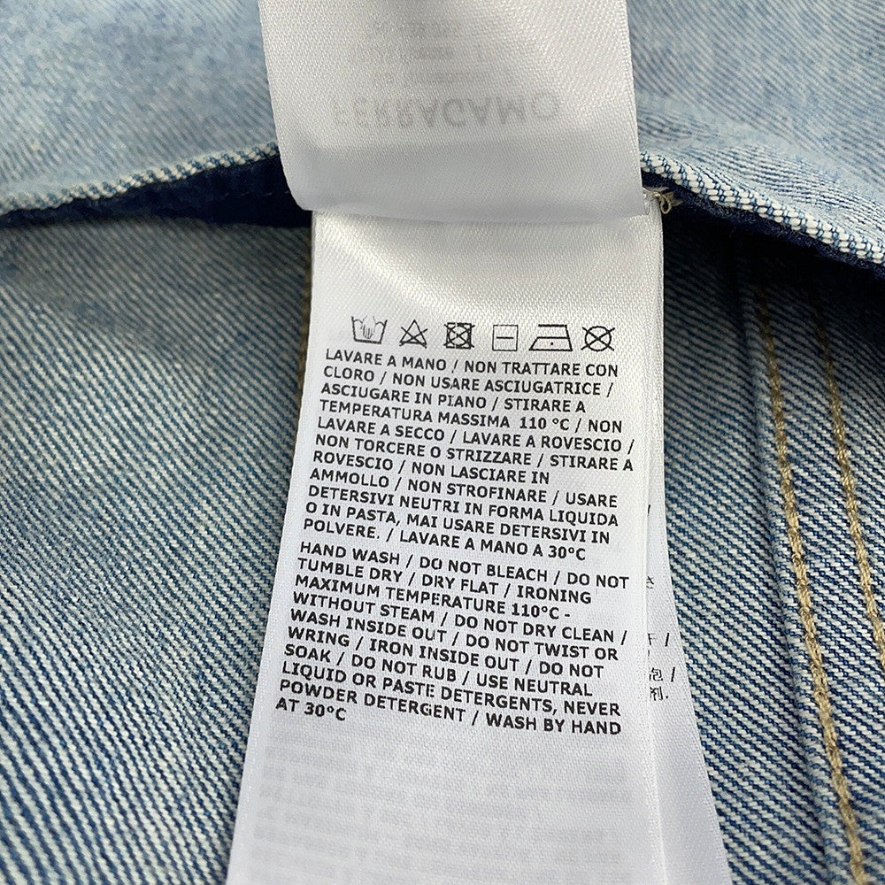 Ferragamo Denim Jacket Size 38 Blue13C546 763555 Cotton100%