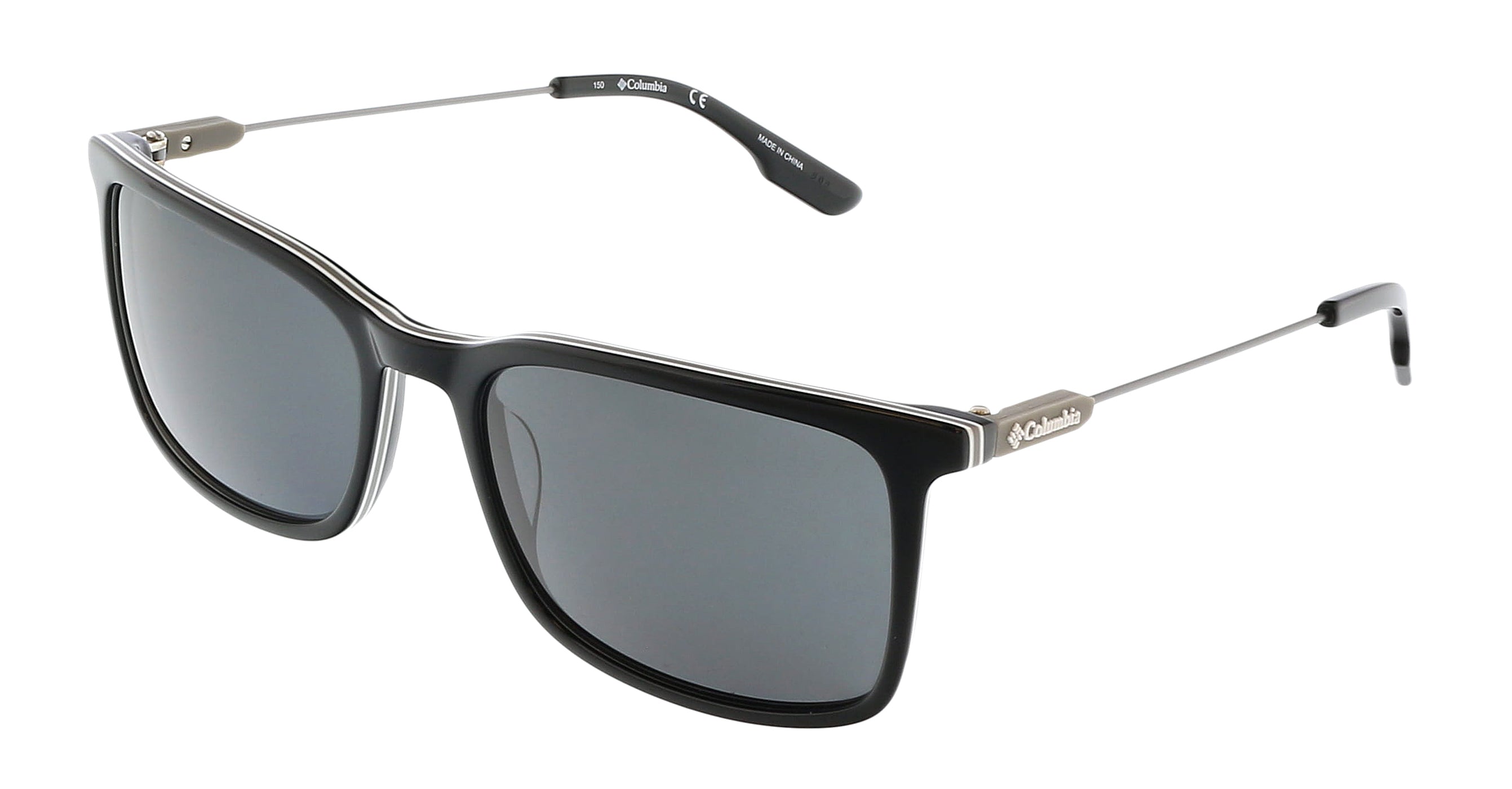 COLUMBIA  C549S MYSTIC TRAIL 001 Black Modified Rectangle Sports Sunglasses