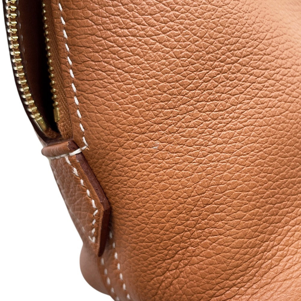 HERMES Bolide1923 Gold Evercolor Size Mini